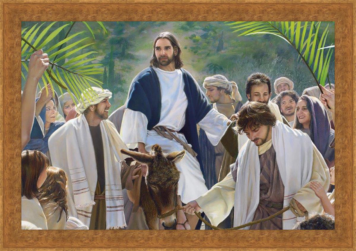 Triumphal Entry Large Art by Liz Lemon Swindle jesus christ riding