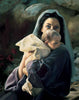 Be It Unto Me is a painting that depicts Mary holding the baby Jesus in her arms - Liz Lemon Swindle | Havenlight | latter-day saint artwork